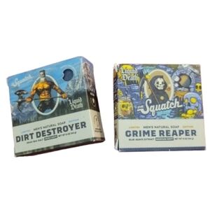 Dr. Squatch Colab With Liquid Death Natural Soap Set grime Reaper Dirt Destroyer